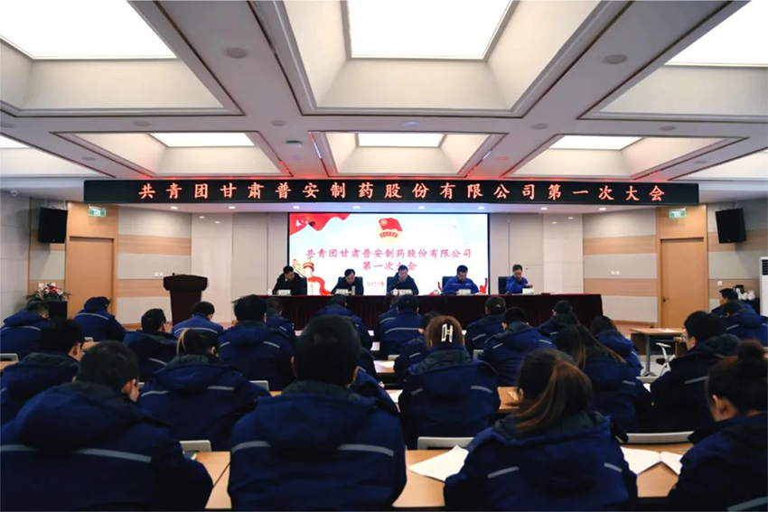 【普安新聞】共青團甘肅普安制藥股份有限公司第一次大會勝利召開