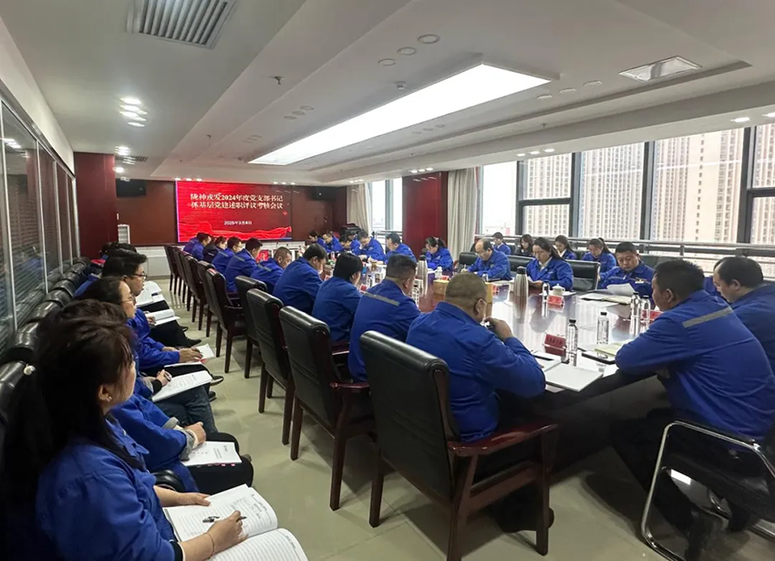 隴神戎發(fā)召開2024年度黨支部書記抓基層黨建工作述職評議會(huì)