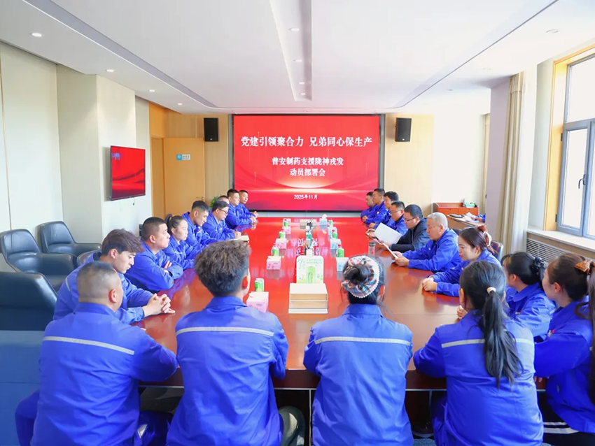 【普安新聞】黨建引領聚合力 兄弟同心保生產——普安制藥黨員職工突擊隊馳援隴神戎發(fā)生產一線