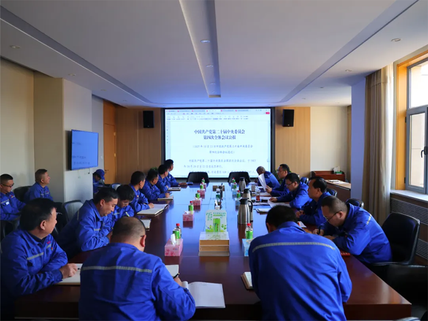 【普安新聞】普安制藥召開黨委（擴(kuò)大）會(huì)議專題傳達(dá)深入學(xué)習(xí)黨的二十屆四中全會(huì)精神