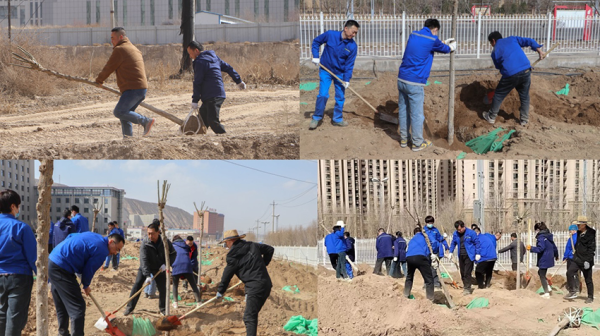 迎春“植”綠，共“樹”美麗家園——隴神戎發(fā)組織開展植樹活動(dòng)